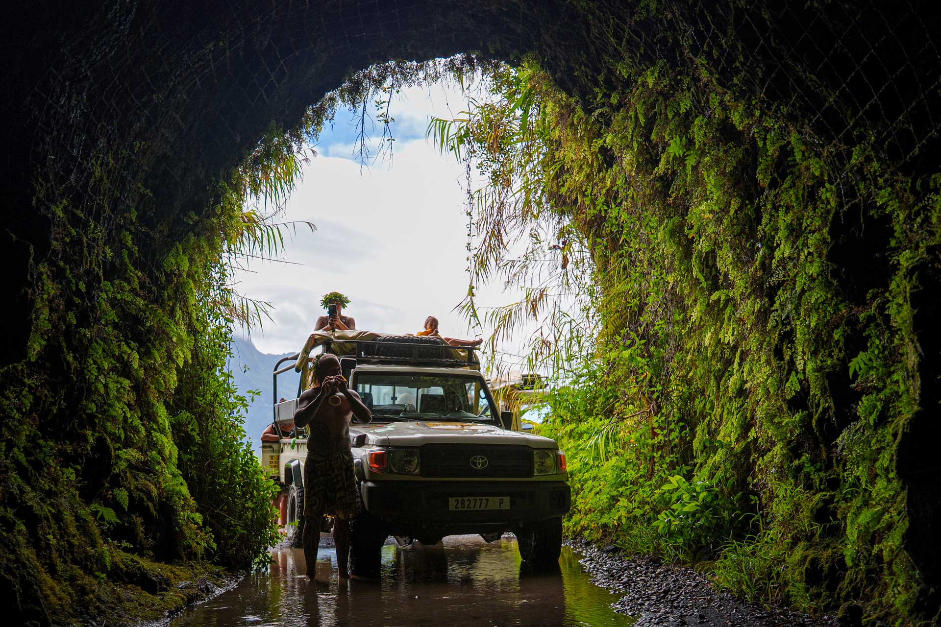 L'entrée du tunnel