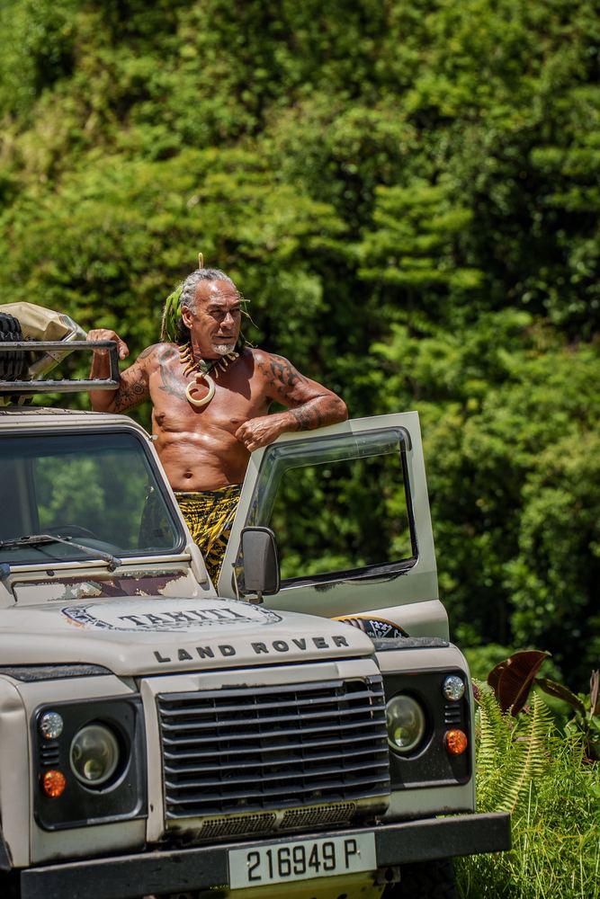 Land Rover privatisé de Tahiti Discovery